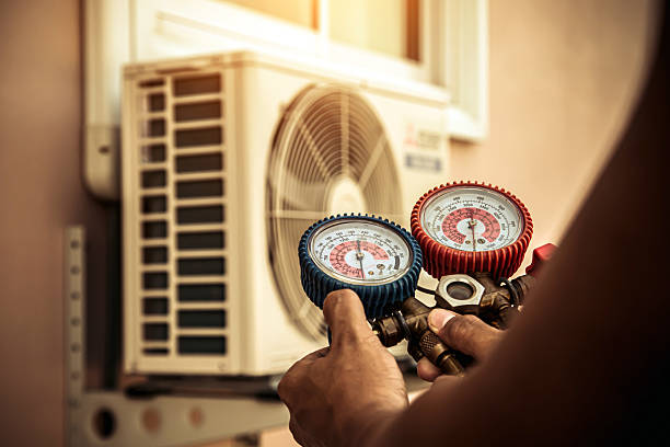 Professional Hvac Maintenance technician working in Glens Falls, NY